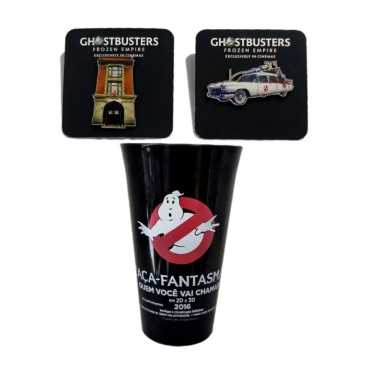kit caça fantasmas Cinemark spoiler night Cinépolis ghostbusters retro nerd geek slimer - Foto 4