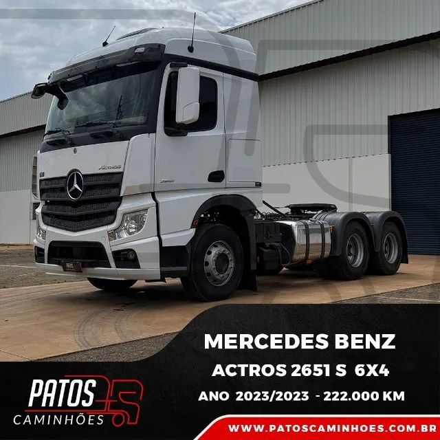 Cavalo Mecanico Mercedes Benz Actros 2651 s 6x4 2023/2023