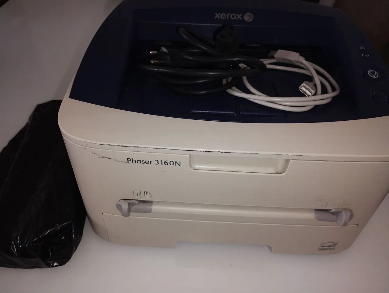 Impressora Xerox Phaser 3160N laser preto e branco 