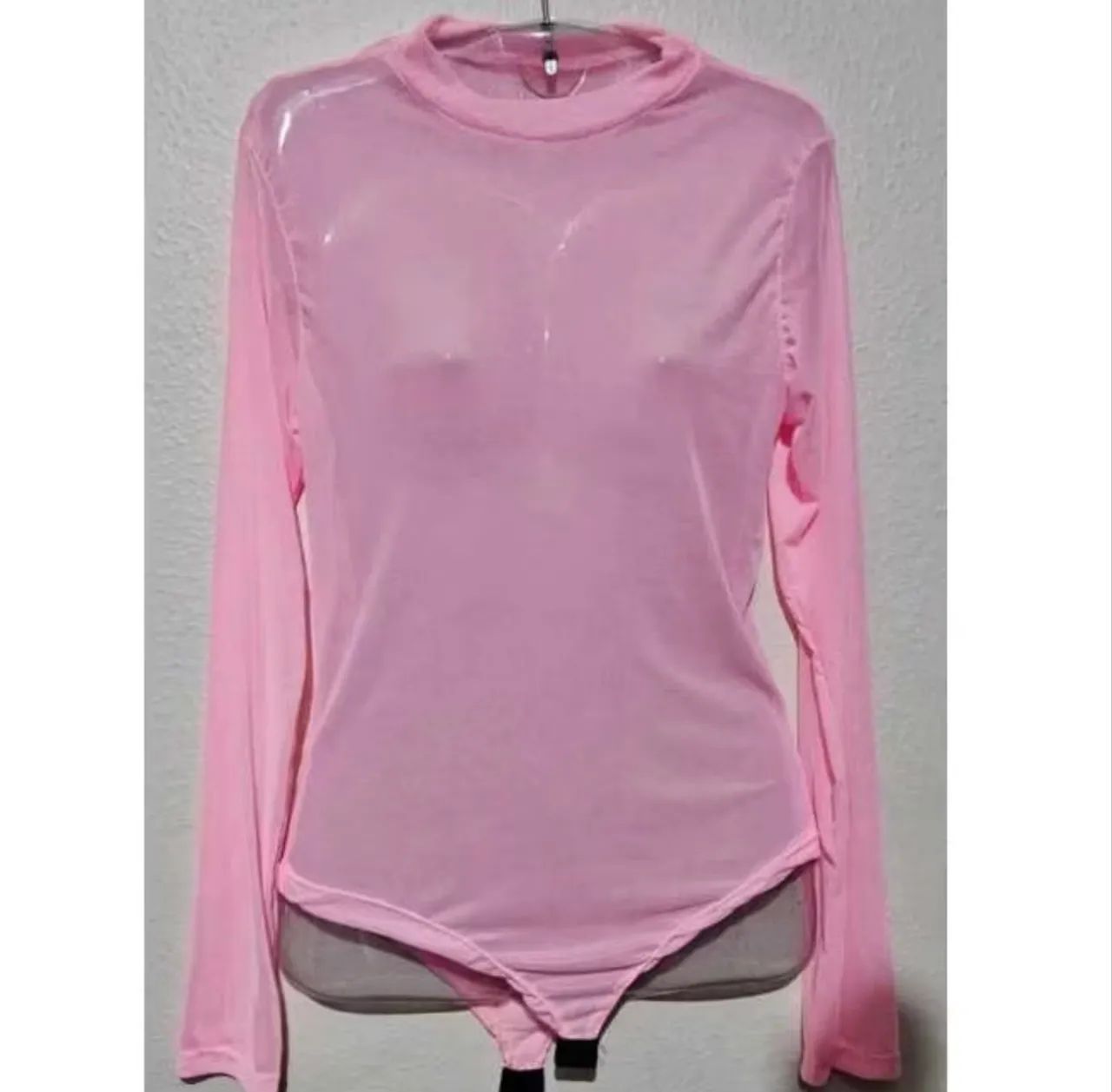 Body Tule Gringo Print Rosa