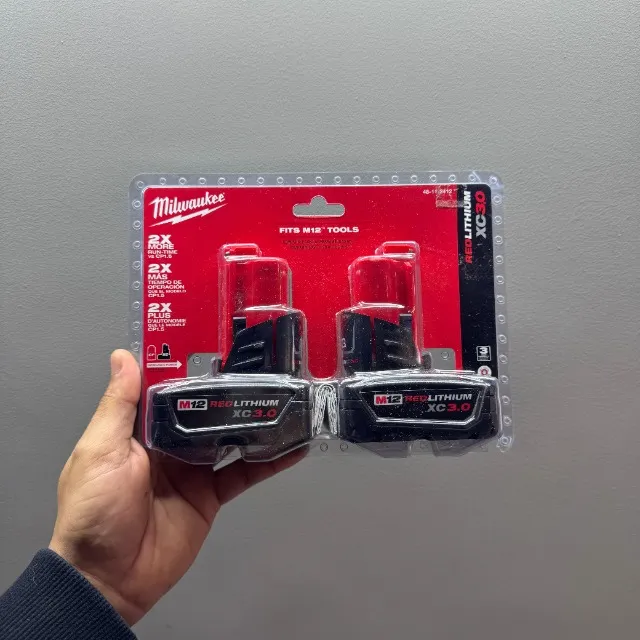 Bateria Dupla M12 12V 3Ah 48-11-2412 - Milwaukee