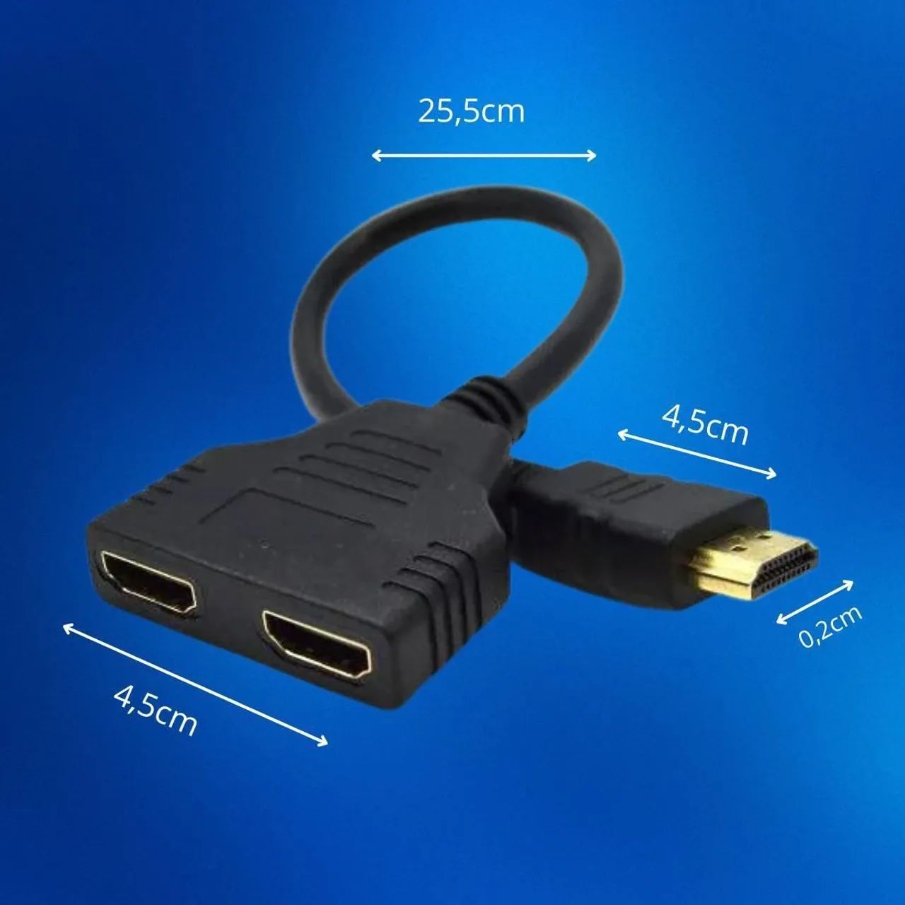 Cabo Duplicador HDMI em Y - Foto 2