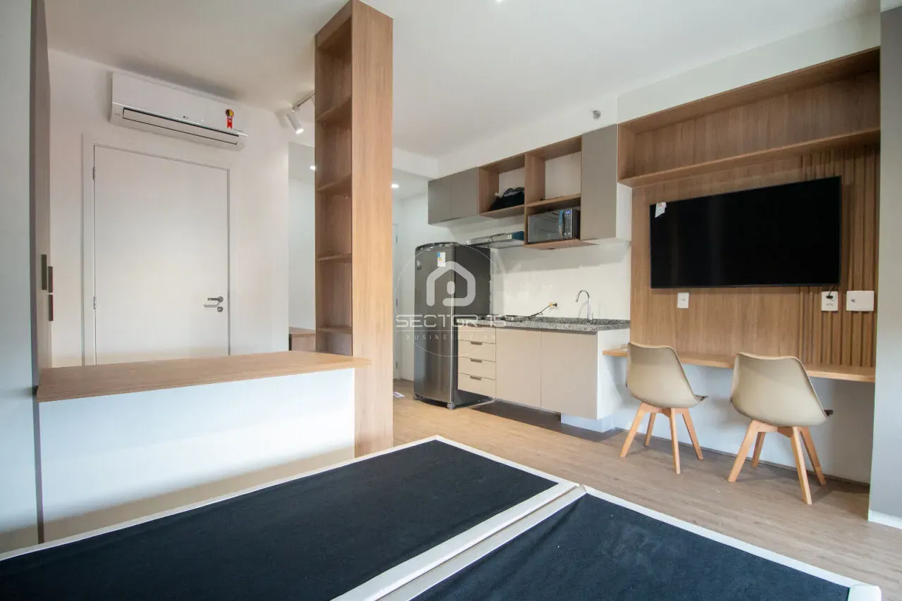 Studio para locação, 24m², mobiliado no Brooklin