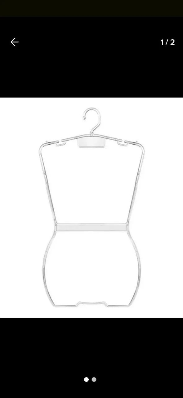 Cabide Circular Transparente para Roupas - Foto 2