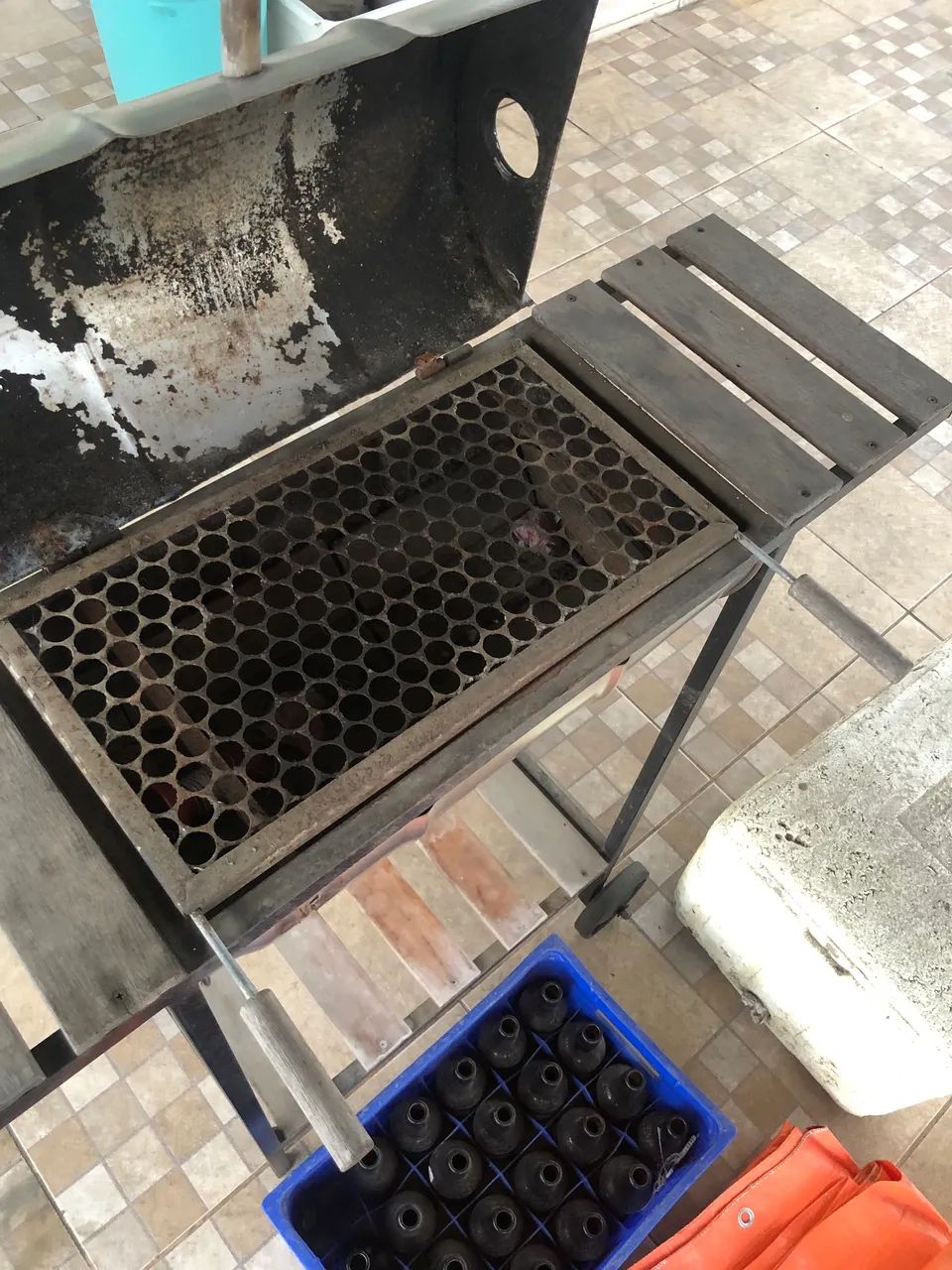 Churrasqueira lona isopor caixa de cerveja 64315478133505122