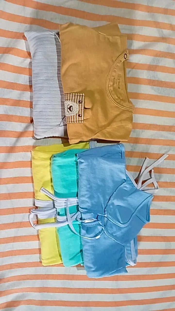 Lote de roupa de bebê (menino) RN à 3 meses - Foto 3