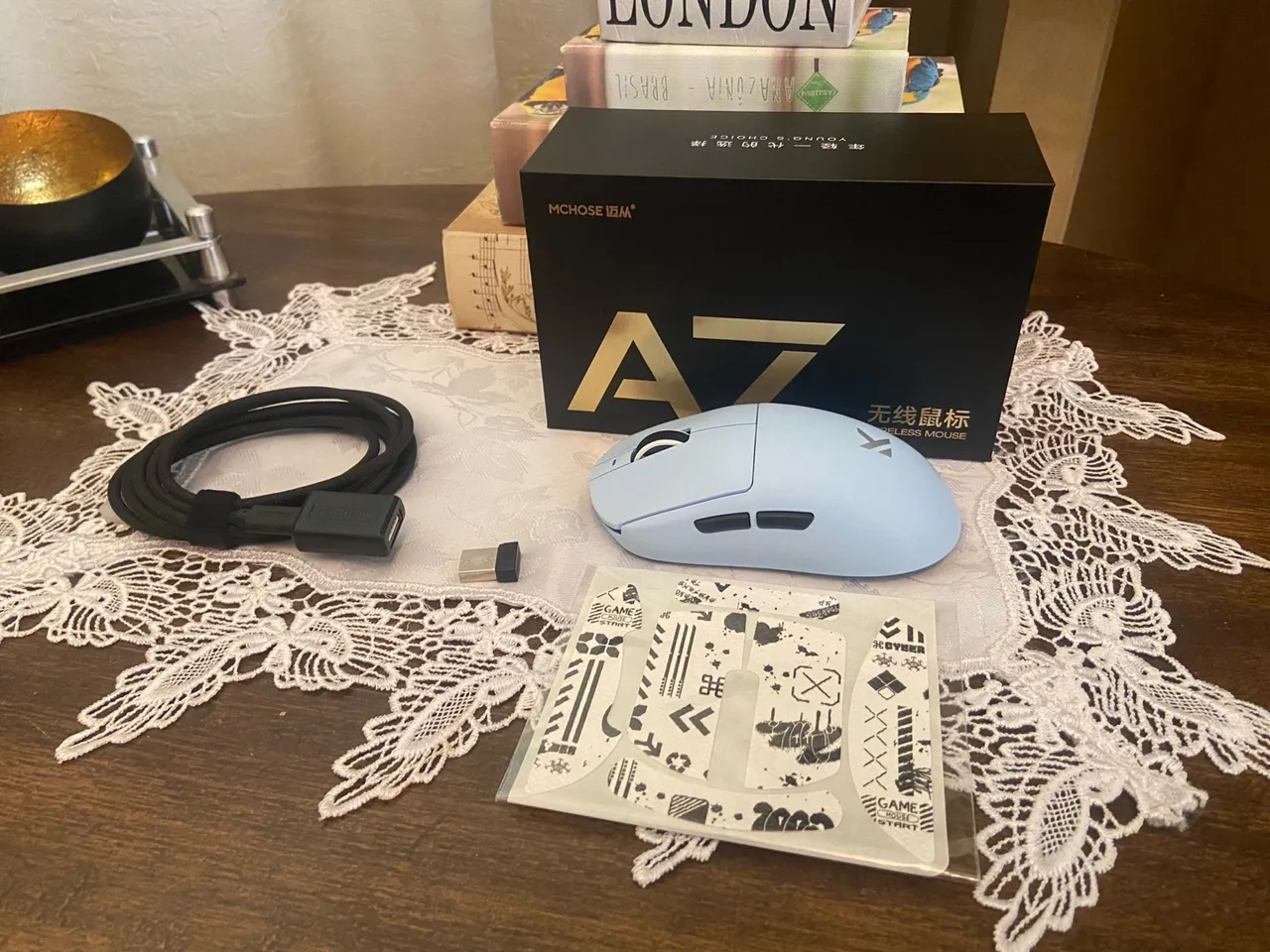 Mouse Mchose A7 Ultra Azul - NOVO