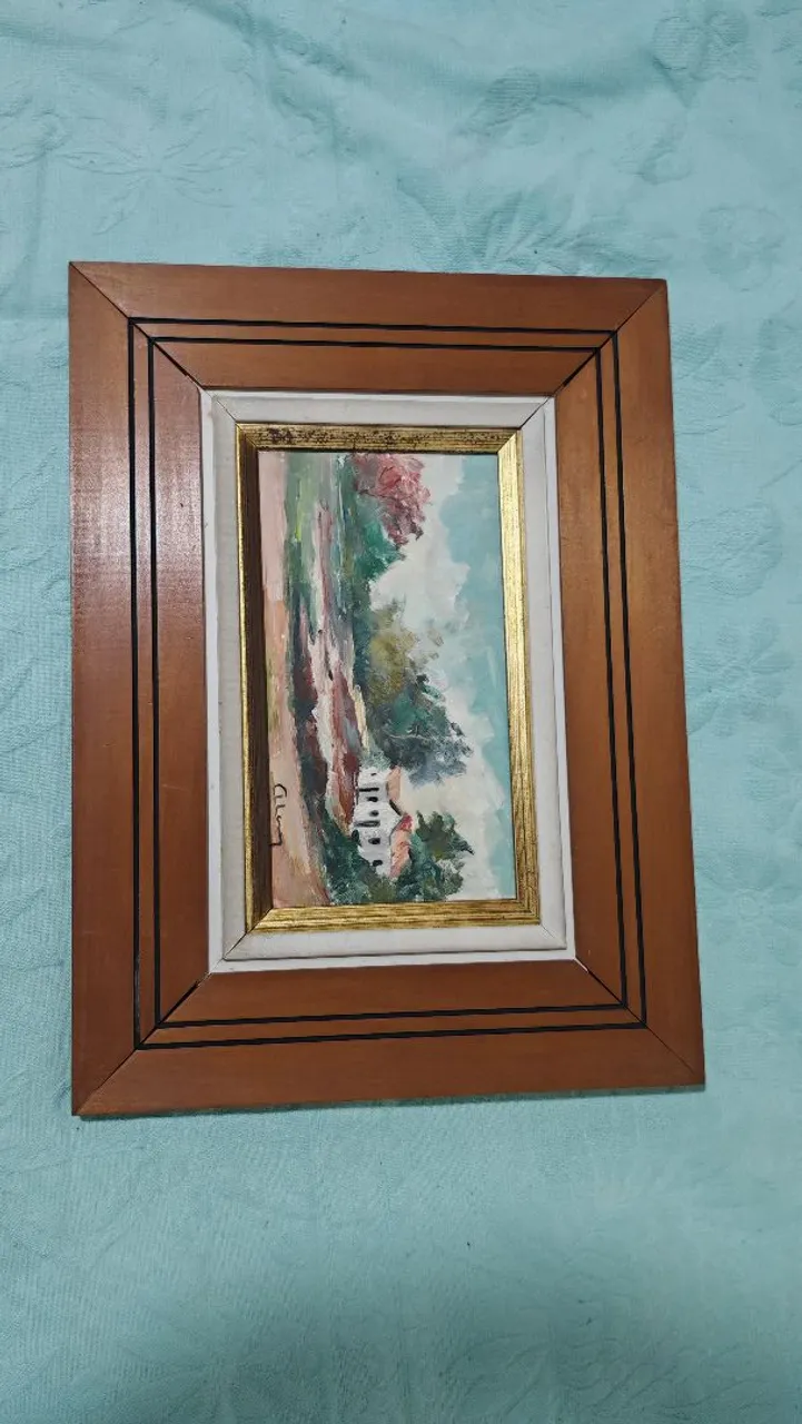 Quadro original renomado pintor Alan Carlson
