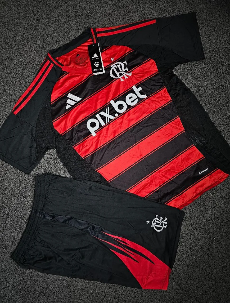Kit flamengo malha tailandesa