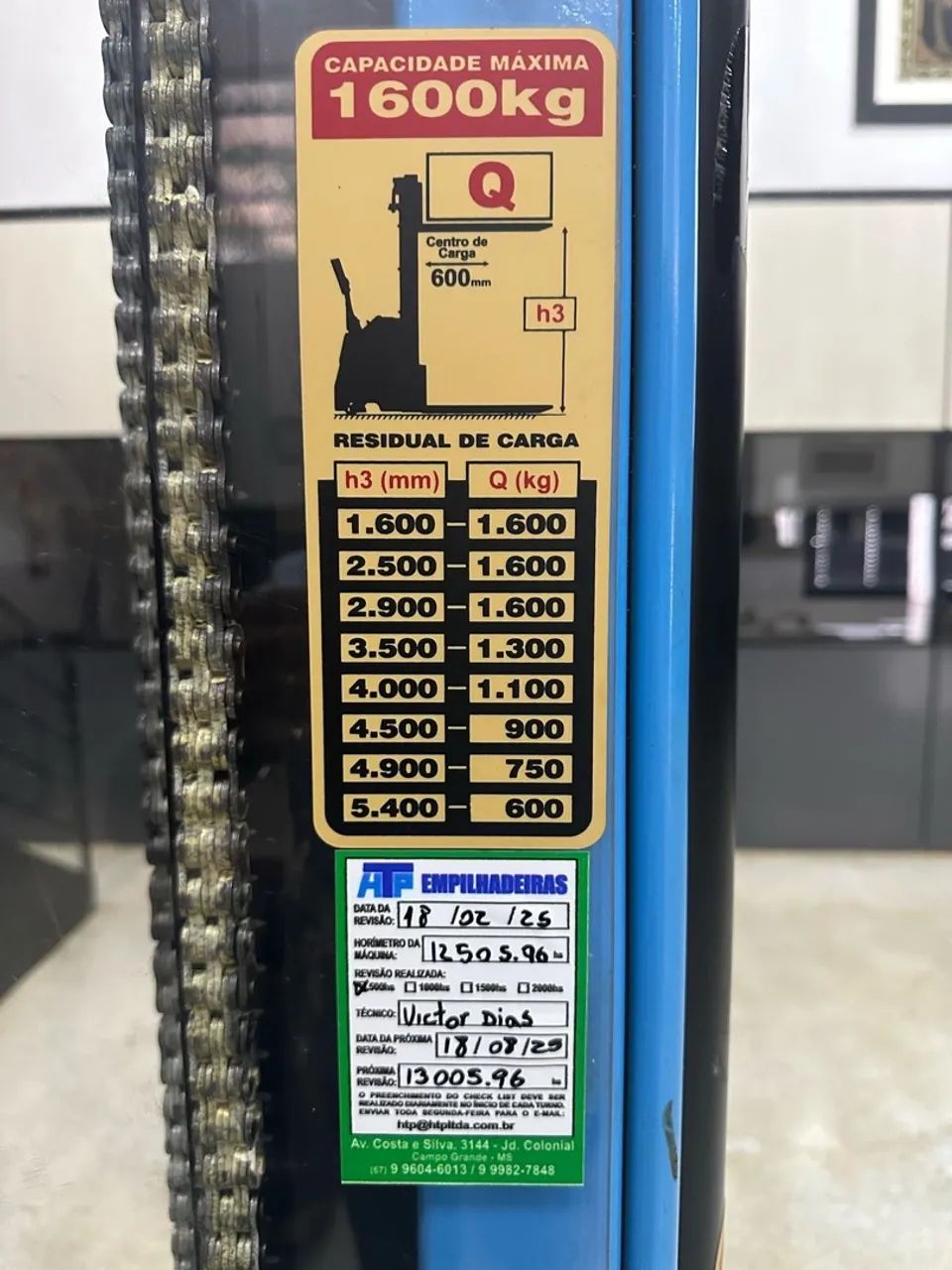 Empilhadeira elétrica Palestran PT 1654 - Foto 3