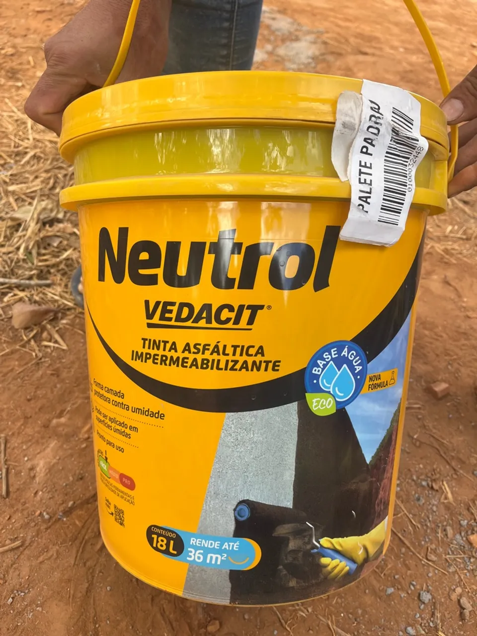  Tinta Asfáltica Impermeabilizante Neutrol Vedacit 18L