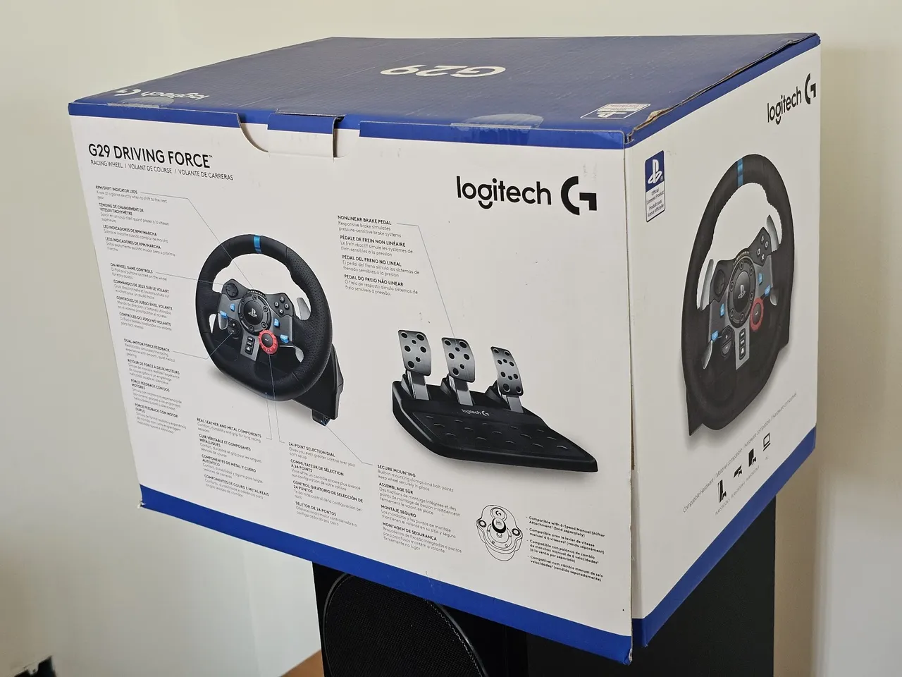 Volante Logitech G29 Driving Force para PS4 e PC
