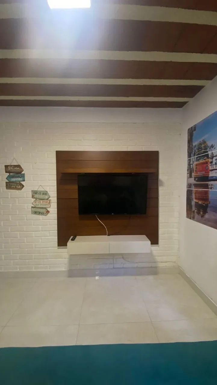Painel de TV moderno com rack suspenso - Foto 2