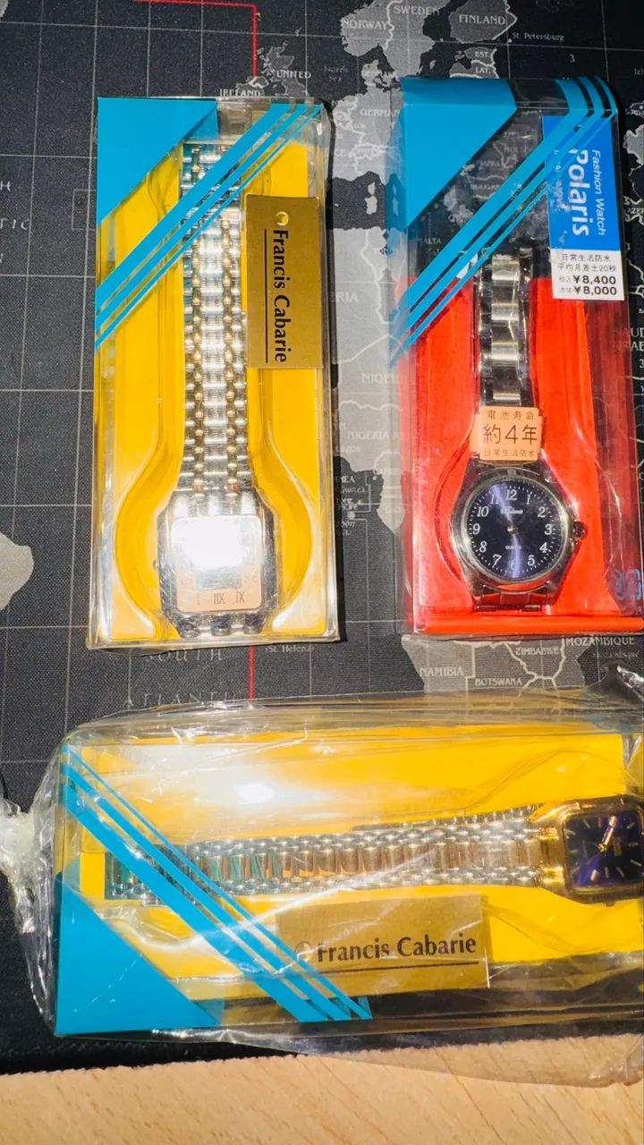 Kit 3 Relógios japoneses femininos. 