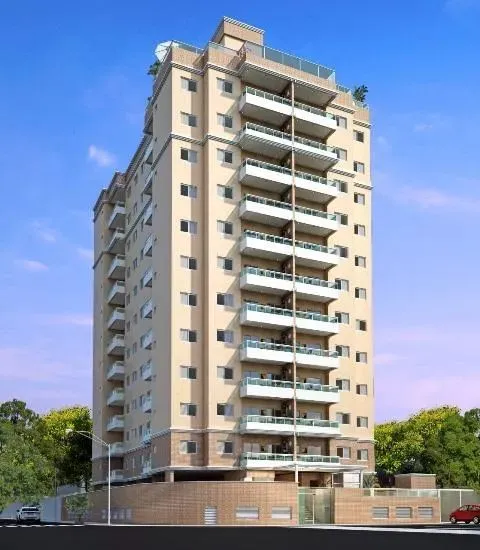 Apartamento para Venda em Praia Grande, Canto do Forte, 2 dormitórios, 1 suíte, 1 banheiro