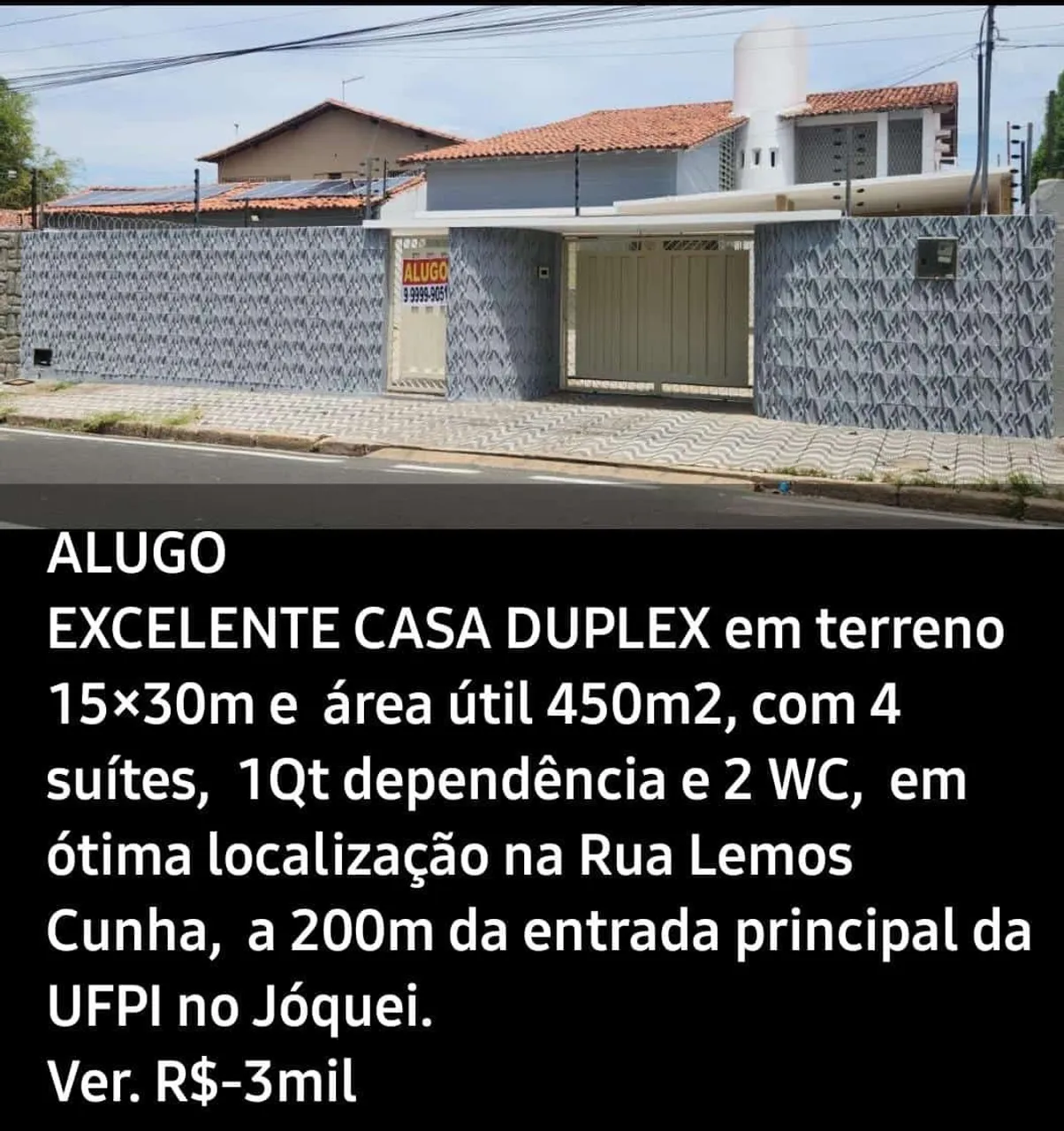 Alugo ótima casa JÓQUEI/ININGA