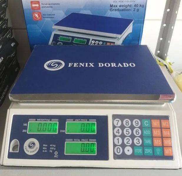 Balança 40 Kg Tara Caseira Cozinha Multiuso Visor Duplo