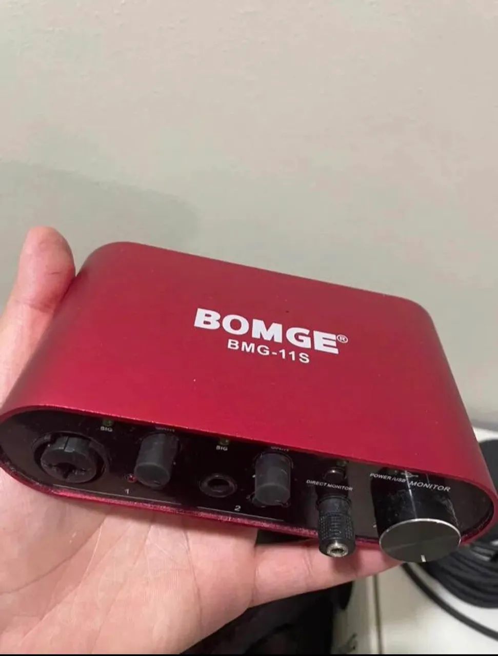 Kit Microfone Shure SM58 + Interface +Fone AKG K52 - Foto 4