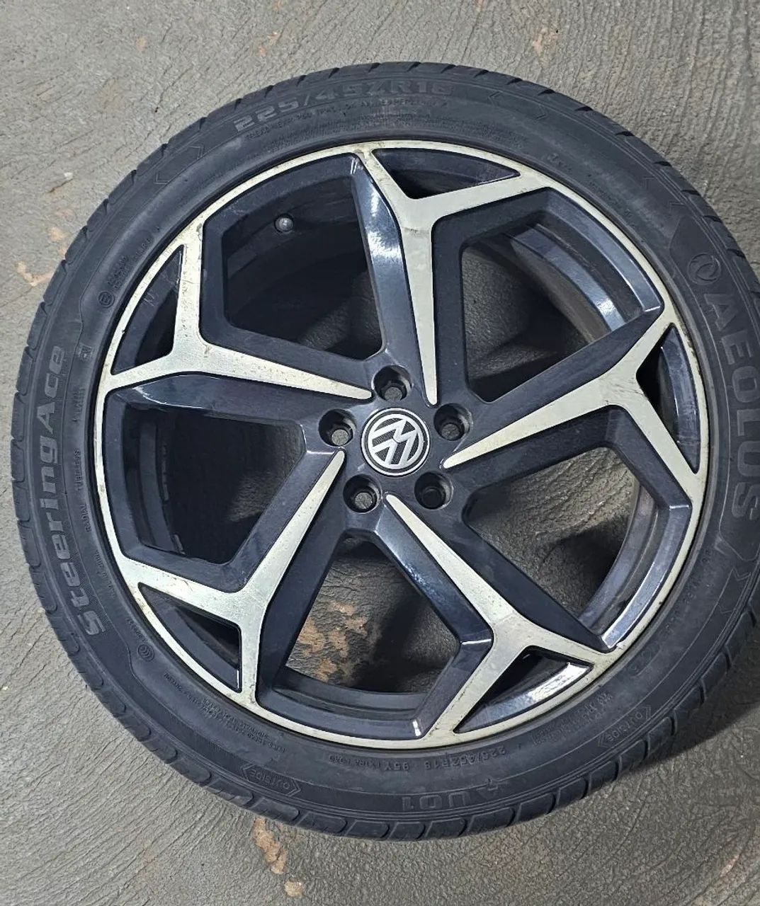 Rodas Polo GTI Europeu Aro 18 - Furação 5x100 + Pneus - Foto 3