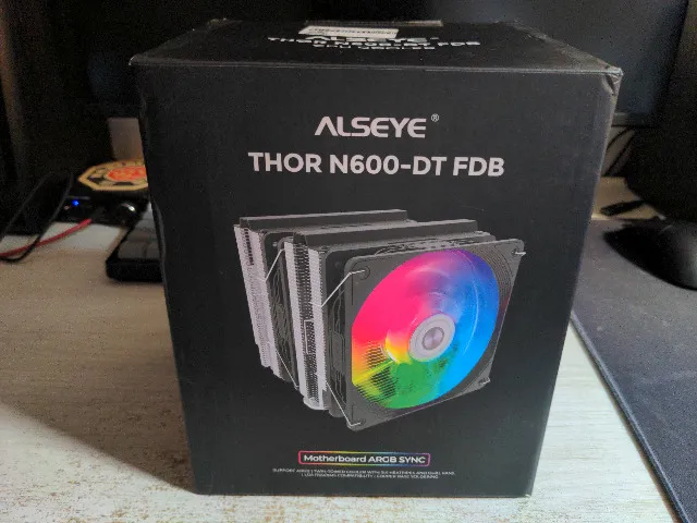 Cooler para processador Alseye Thor N600-DT FDB