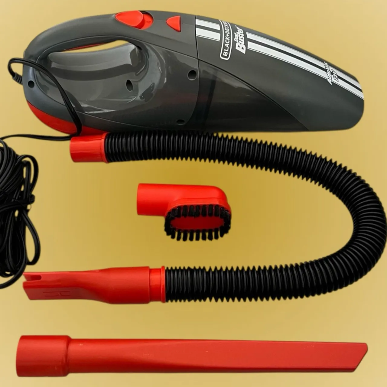 Aspirador Veicular Black+Decker AV1500LA 12V com Kit Completo e Bolsa