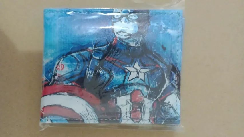 Carteiras de Super heróis com porta moeda e cartão - Foto 4