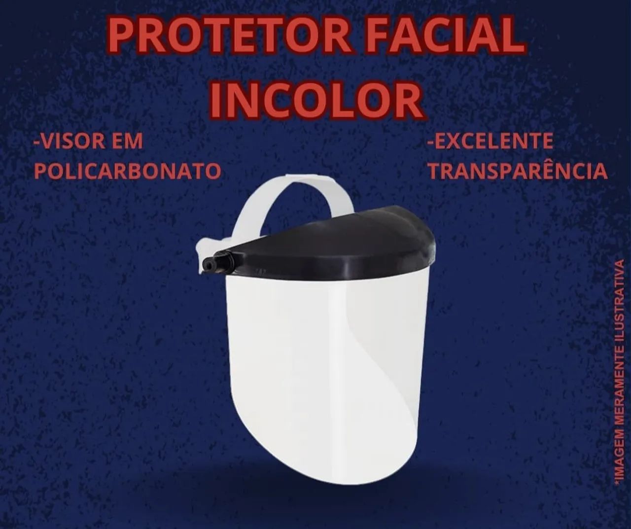 Protetor Facial Incolor 