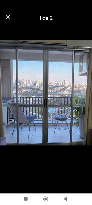 Porta de correr de alumínio 