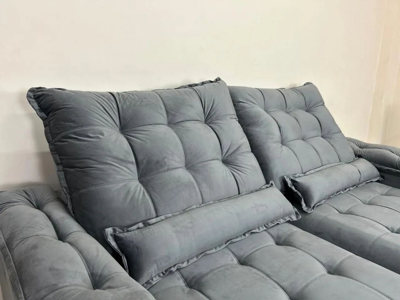 SOFÁ DURABILIDADE CONFORTO ALTA TECNOLOGIA LEIA DESCRIÇÃO E SURPREENDA-SE!! 72LO9 - Foto 4