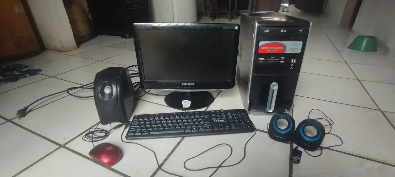 Computador Completo com Monitor Samsung