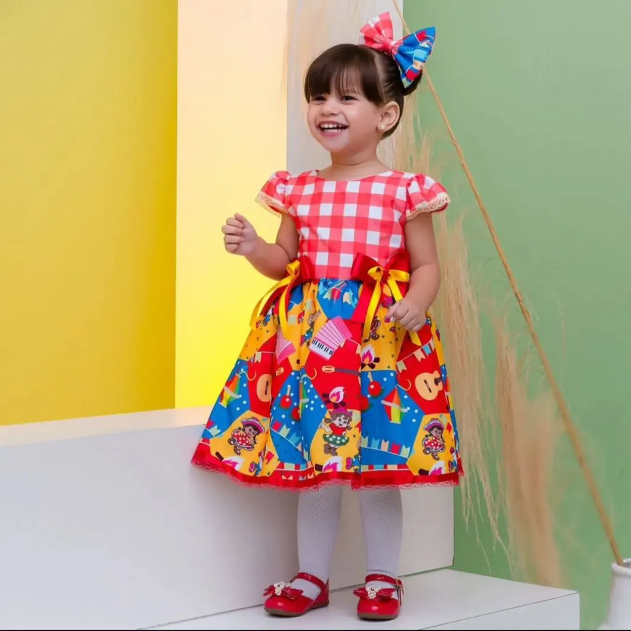 Vestido Infantil Festa Junina Temático