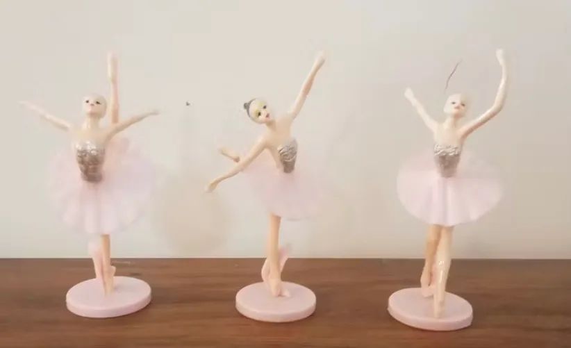 Bailarinas topo de bolo 3 peças o lote - Foto 4