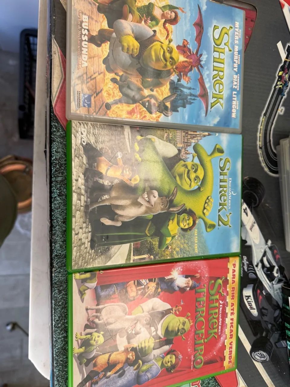 Coleção Shrek - 3 Filmes em DVD e princesa e o sapo