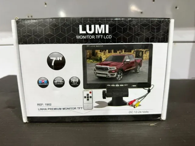 Tela Monitor Automotivo Carro LCD 7" 12-24V