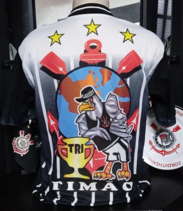 LOTE 2 CAMISAS CORINTHIANS TORCIDA - Foto 2