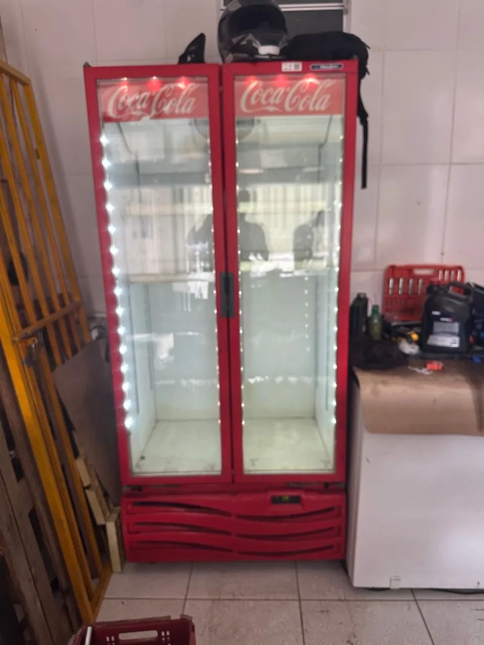 Geladeira Expositora Coca-Cola Dupla Porta