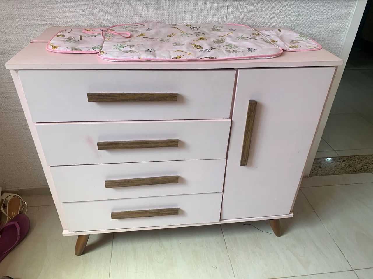 Doa-se Cômoda infantil rosa  - Foto 2