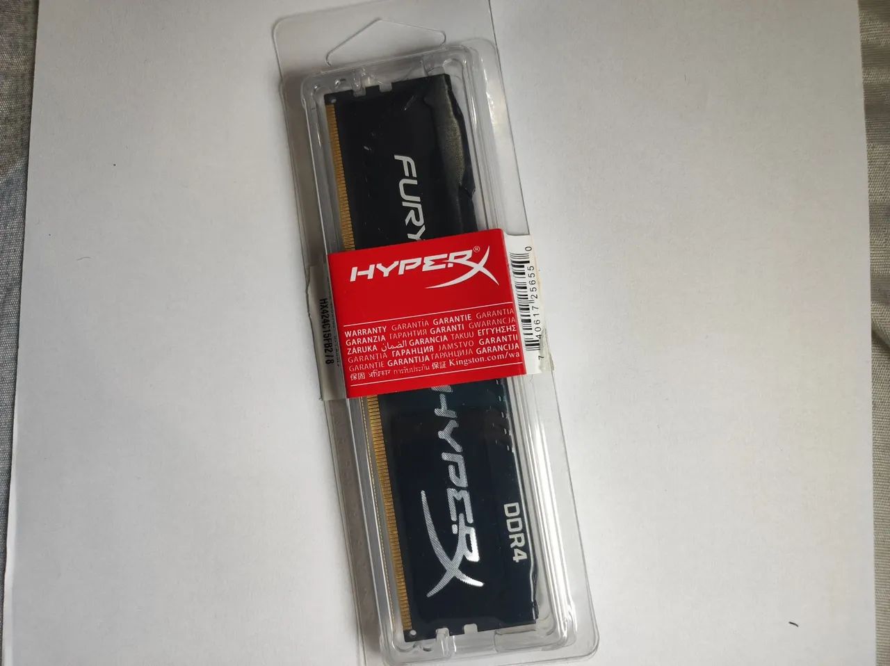 Memória RAM HyperX Fury DDR4 8GB 2400MHz - Foto 4