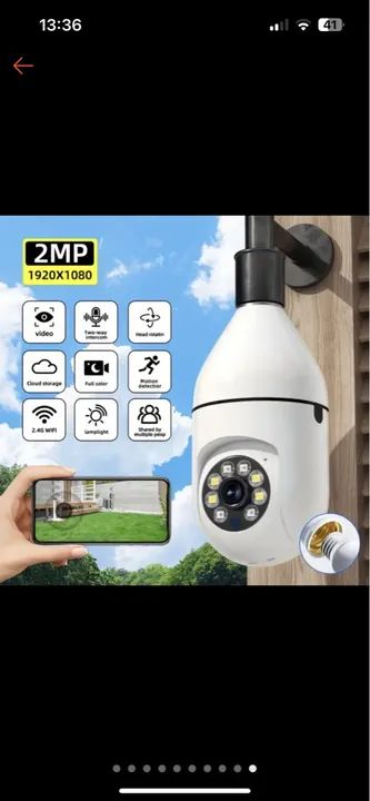 Câmera de Segurança Wi-Fi Panorâmica - Foto 2