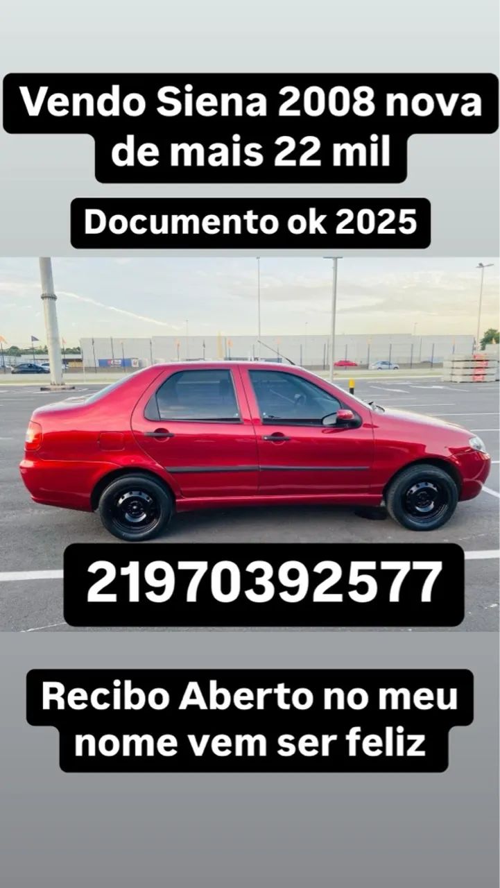 Vendo Siena 2008 novo de mais Raridade 