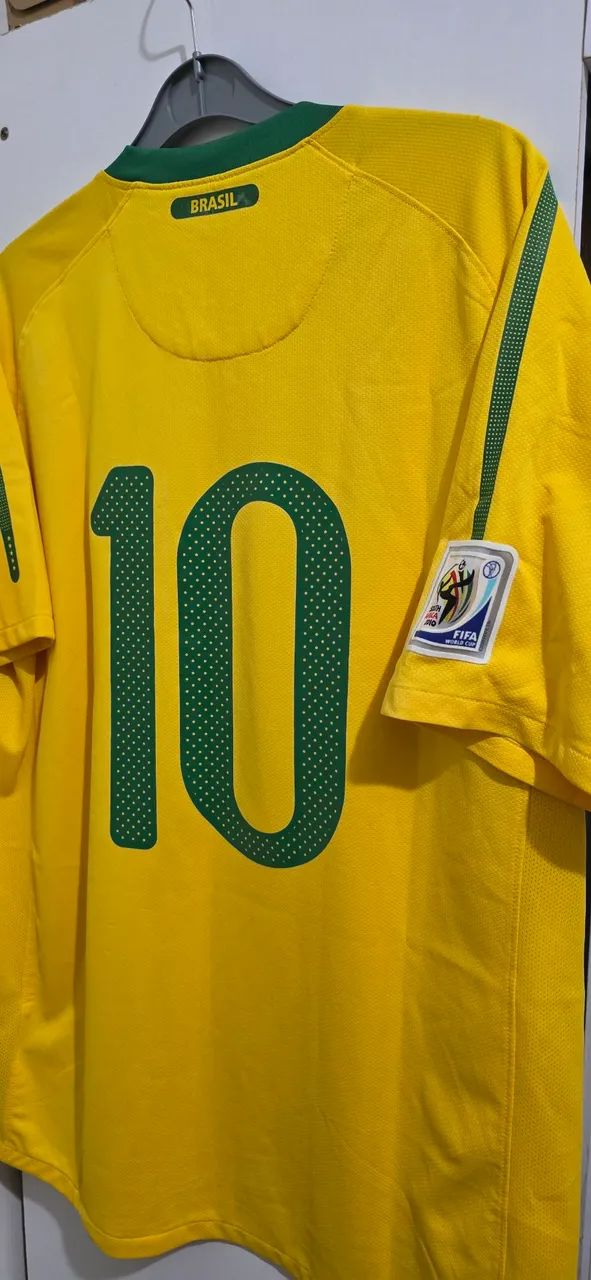 Camisa brasil copa 2010 G nike - Foto 5