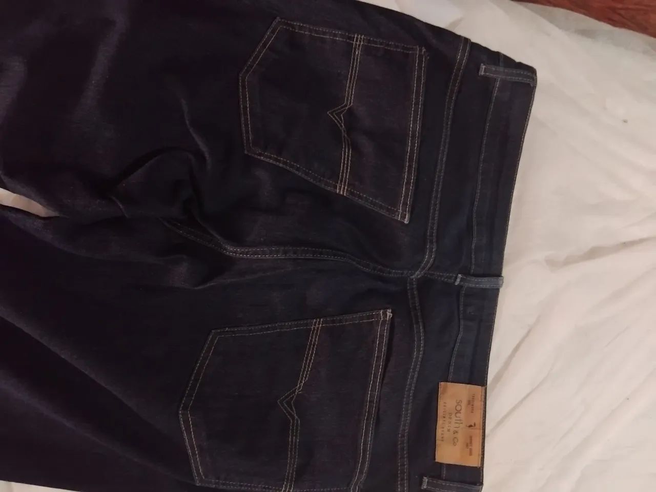 Calça Jeans Azul Escuro - Foto 3