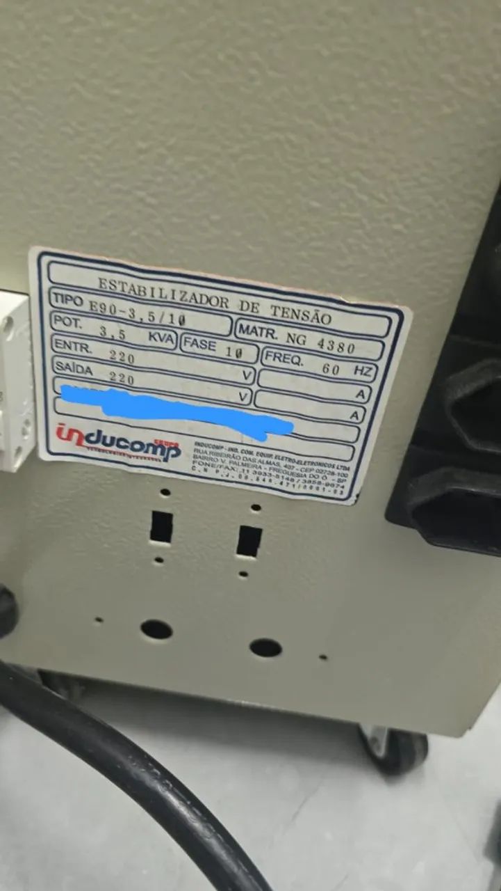 Estabilizador de tensão inducomp64330840989569120