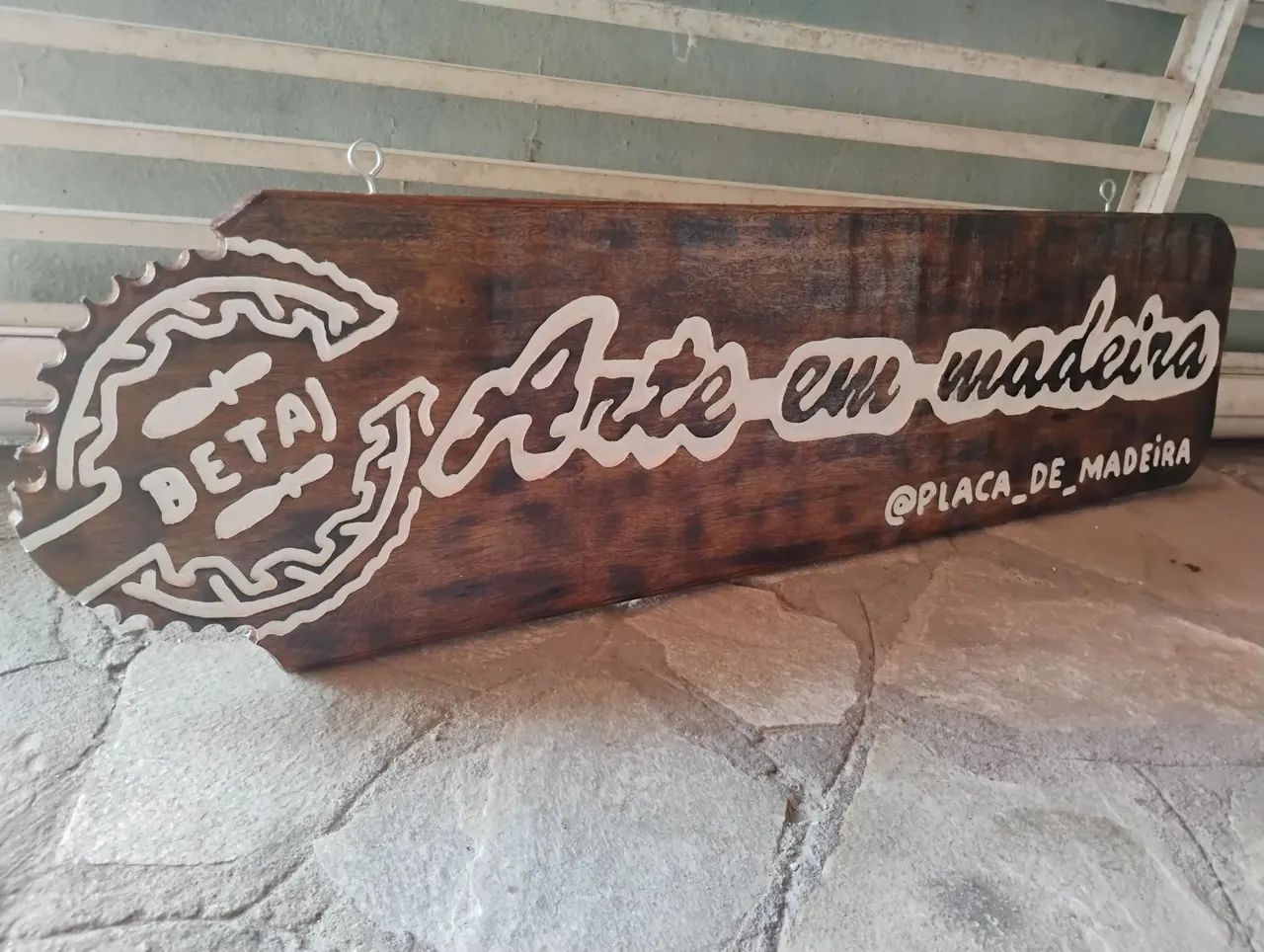 Placa de Madeira Rústica Personalizada  - Foto 3