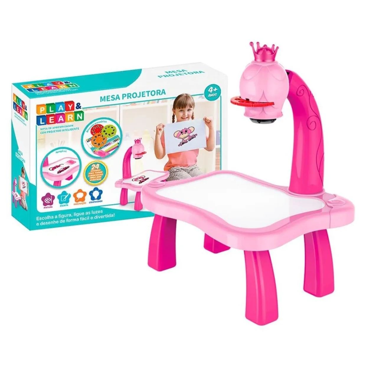 OFERTA MESINHA RETROPROJETORA DE IMAGENS MULTIKIDS 