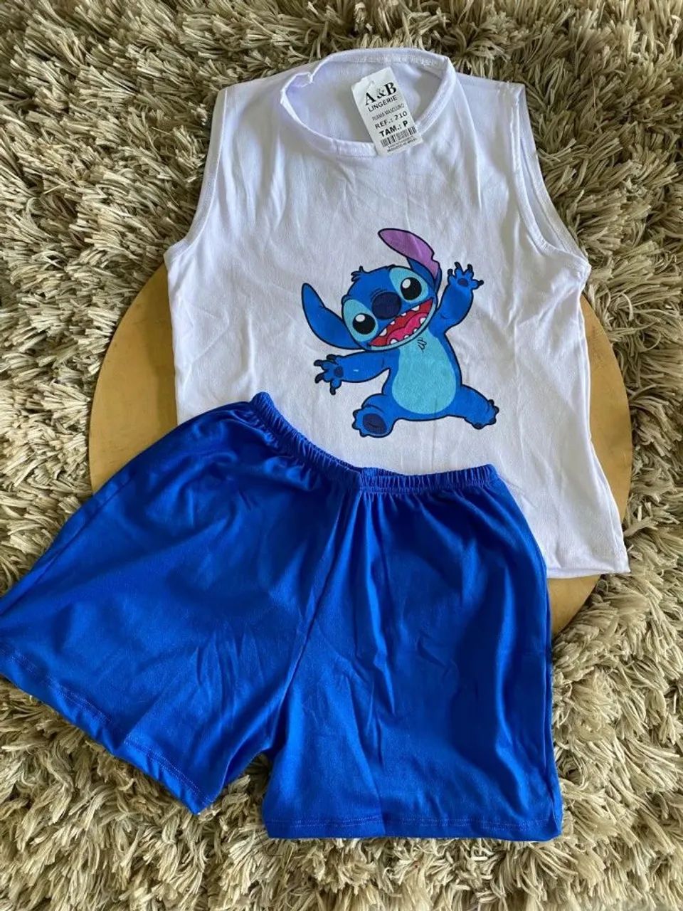 Conjunto pijama Infantil - Regata e Bermuda - Foto 5