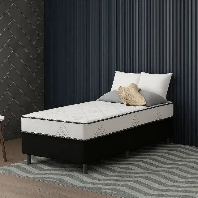 Cama box acoplada de solteiro elisandra podendo parcelar até 10x sem juros.