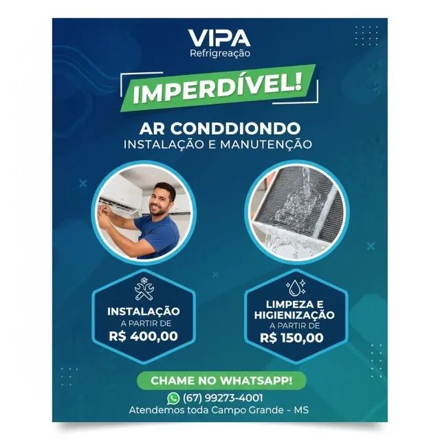 AR CONDICIONADO - INSTALAÇÃO, LIMPEZA E MANUTENÇÃO