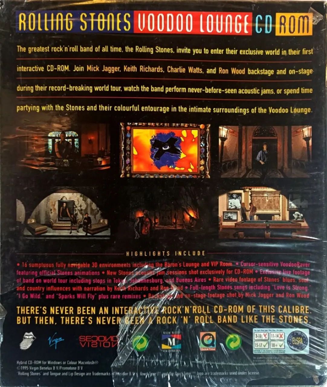 cd rolling stones voodoo lounge lacrado 113cx - Foto 2