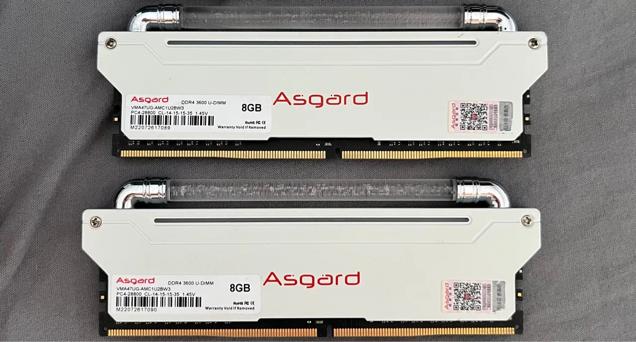 RAM Asgard DDR4 3600MHz 8GB CL14 B-Die